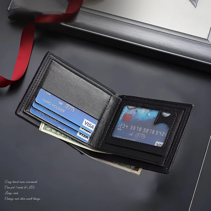 Elegant PU Leather Large Capacity Slim Design Wallet