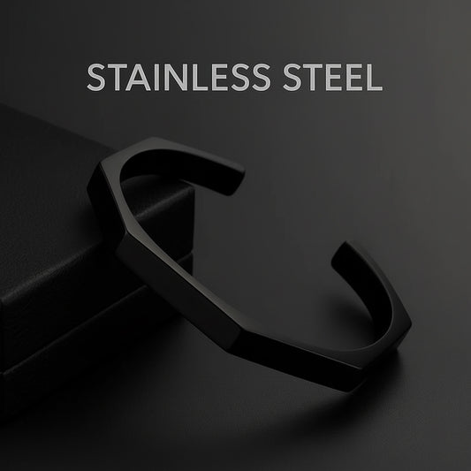 Titan Hex™ Stainless Steel Bracelet – Bold & Modern Design