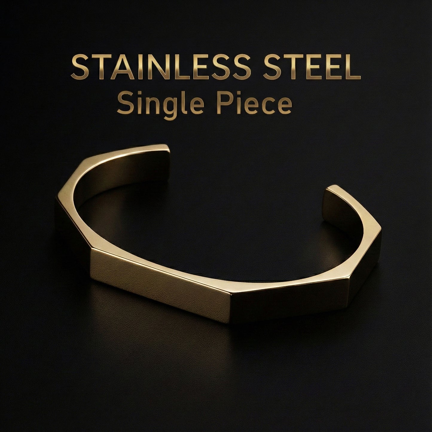 Titan Hex™ Stainless Steel Bracelet – Bold & Modern Design