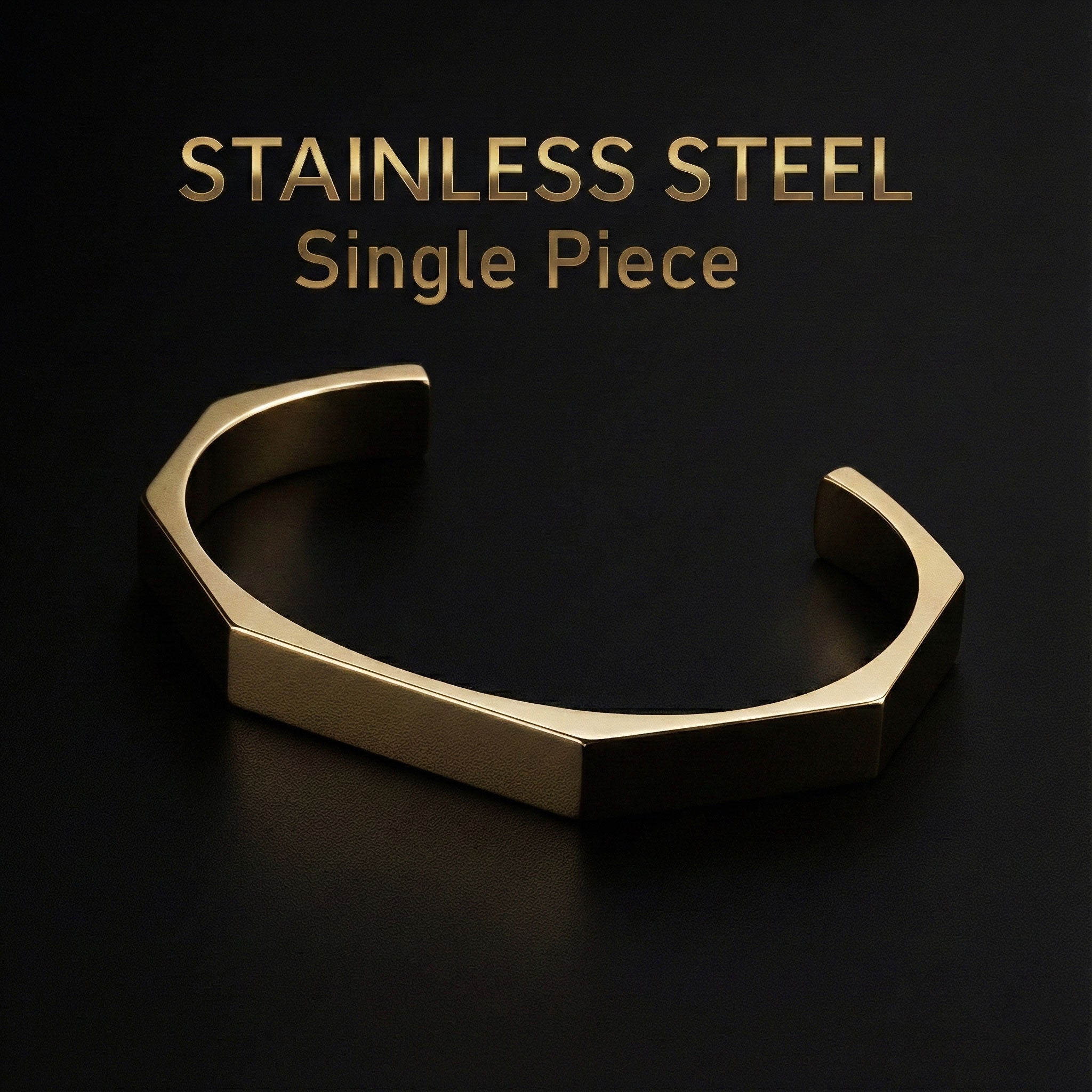 Titan Hex™ Stainless Steel Bracelet – Bold & Modern Design