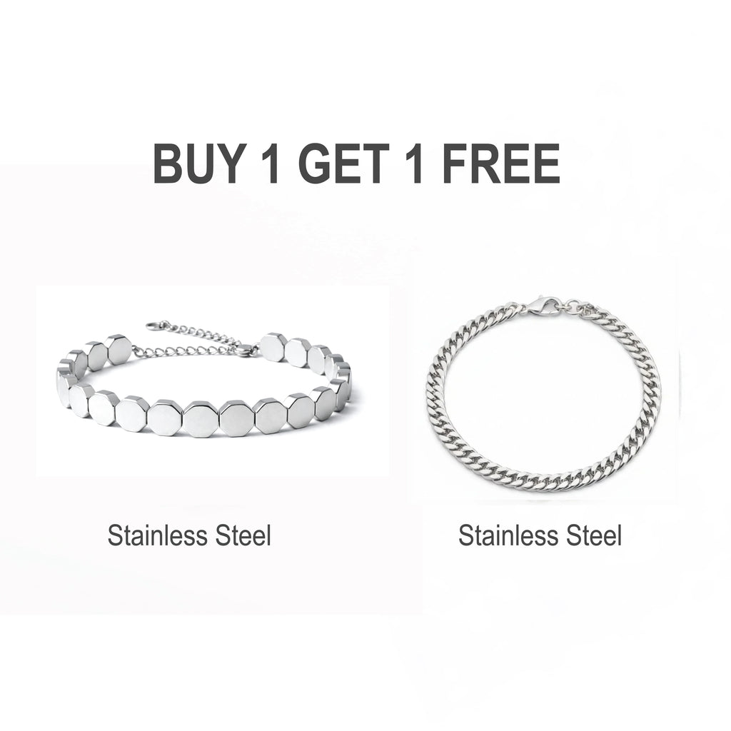 Octalink Silver + Cuban Chain