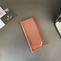 remium Genuine Leather Long Wallet for Men