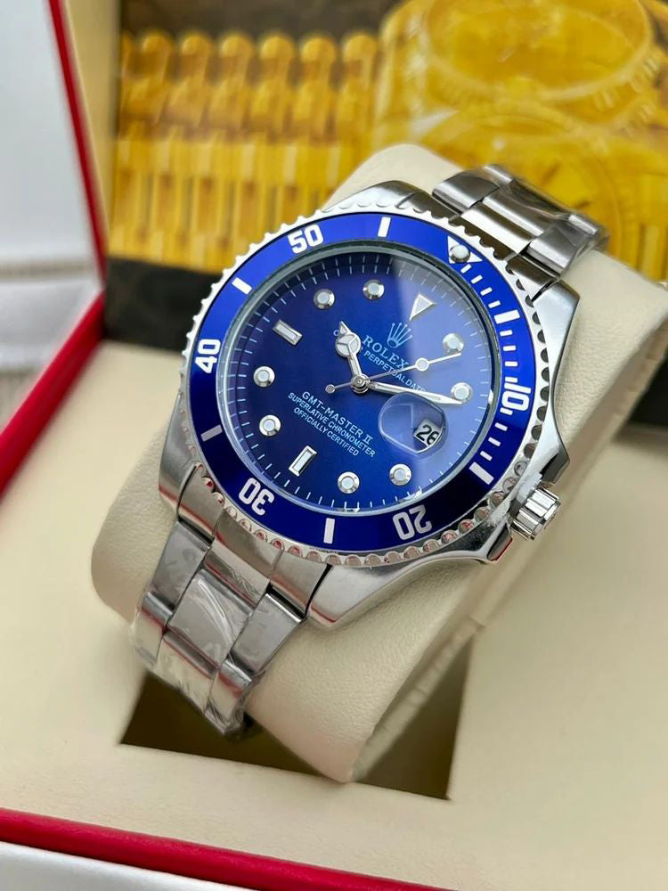 Rolex Submariner Watch - Navy Blue