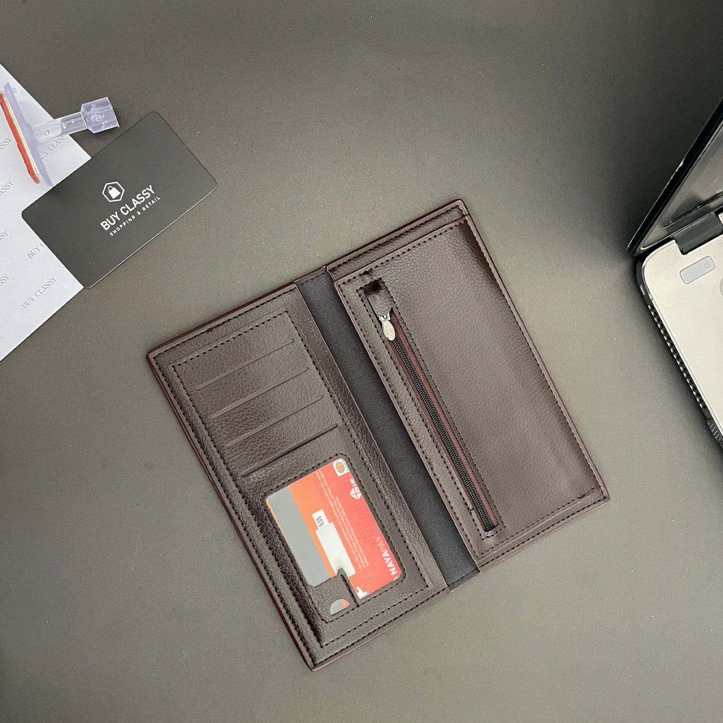 Men's Fashion Three-Layer Wallet, Large Capacity Multi-functional Wallet, Ideal Gift For Men