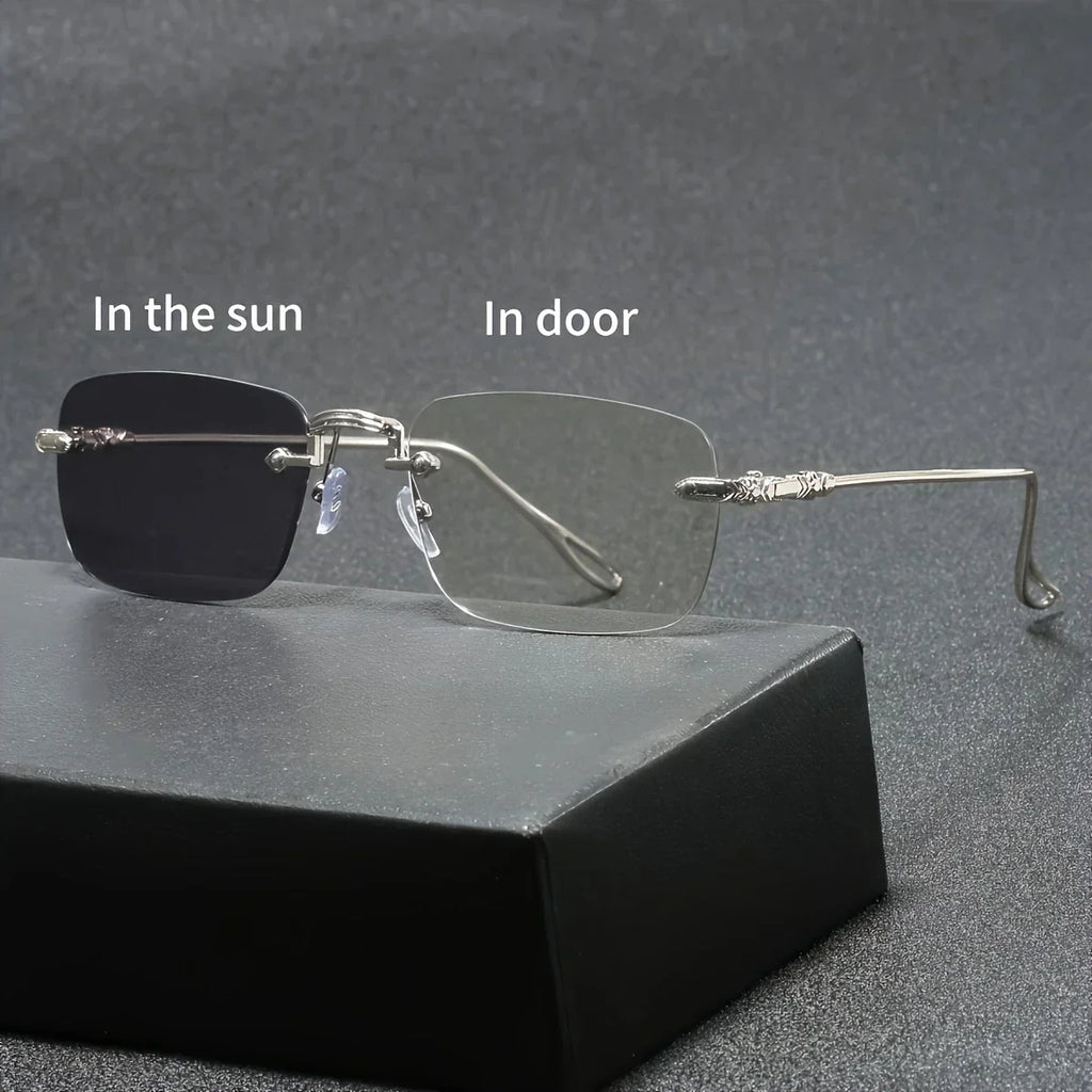 Unisex Color-Changing Blue Light Blocking Glasses, Suitable for Use with Phones And Computers.