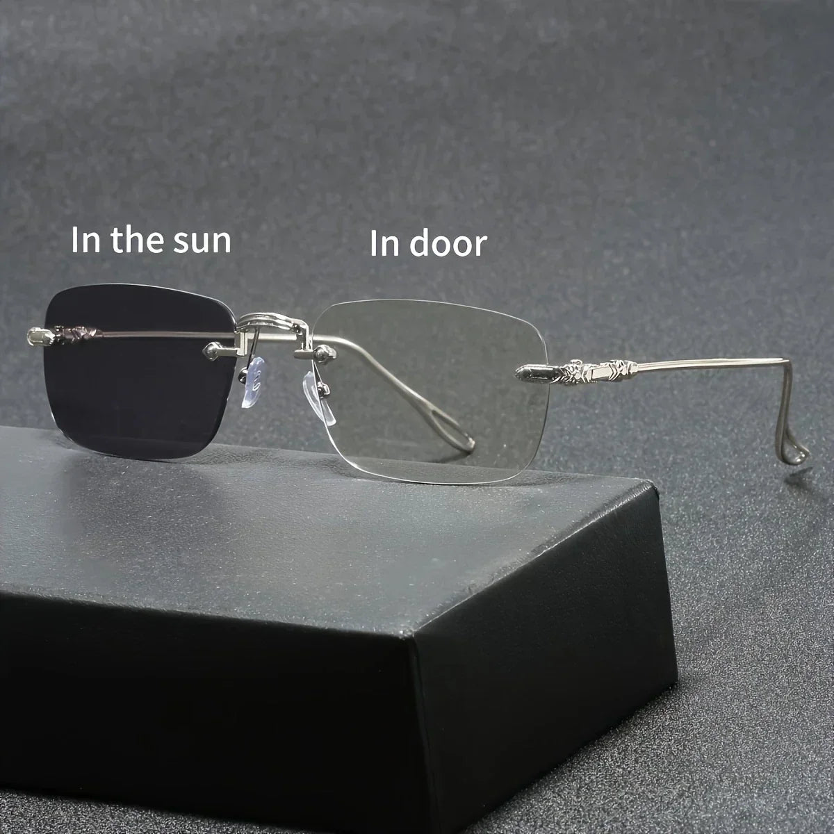 Unisex Color-Changing Blue Light Blocking Glasses, Suitable for Use with Phones And Computers.