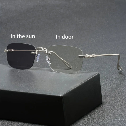 Unisex Color-Changing Blue Light Blocking Glasses, Suitable for Use with Phones And Computers.