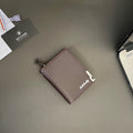 Balebaily Short Zipper High Quality Pu Leather Wallet Coin Purse