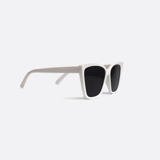 Cat Eye Women'S Glasses Set, Black/Leopard Frame, PC Lens
