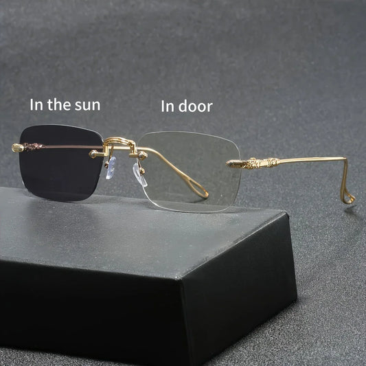 Unisex Color-Changing Blue Light Blocking Glasses, Suitable for Use with Phones And Computers.