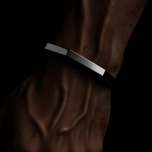 Hexa Stainless Steel Bracelet + Frameless Glasses