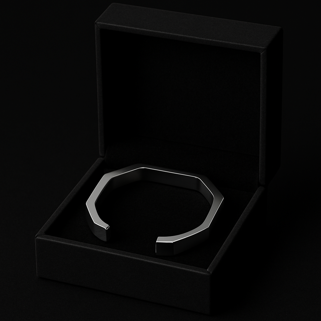 Titan Hex™ Stainless Steel Bracelet – Bold & Modern Design