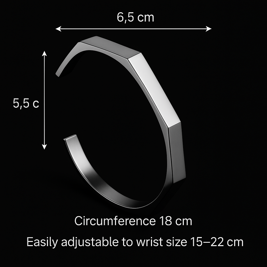 Frameless Glasses + Men's Long Wallet + Hexa Bracelet