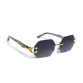 Men's Vintage Fashion Glasses with -Glare & Wood Grain Frame
