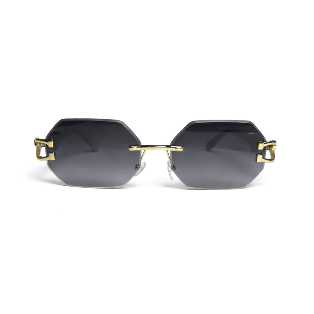 Men's Vintage Fashion Glasses with -Glare & Wood Grain Frame