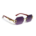 Men's Vintage Fashion Glasses with -Glare & Wood Grain Frame