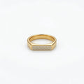 Elysian Greek Key Ring for men's