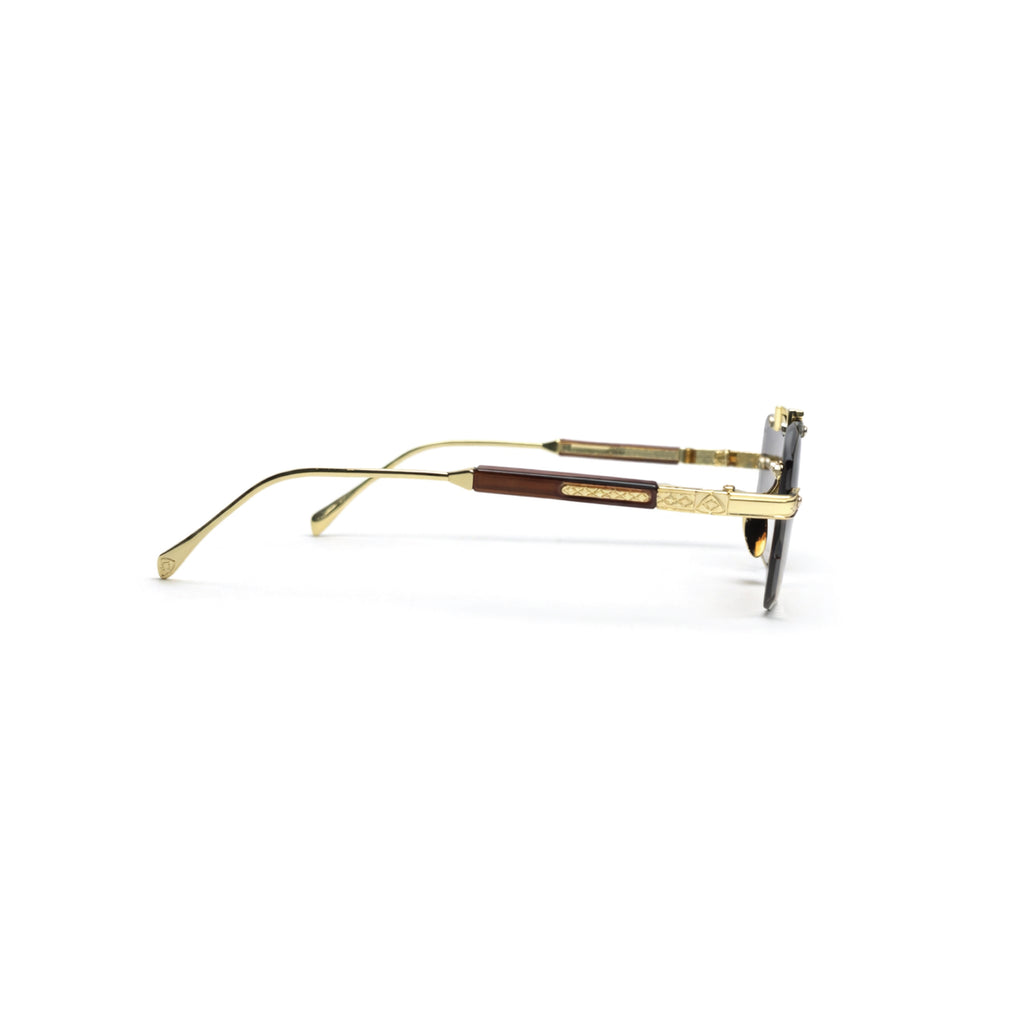 EdgeCraft Dual-Bridge Rimless Sunglasses