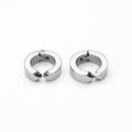 Silver Non-Piercing Earrings For Men
