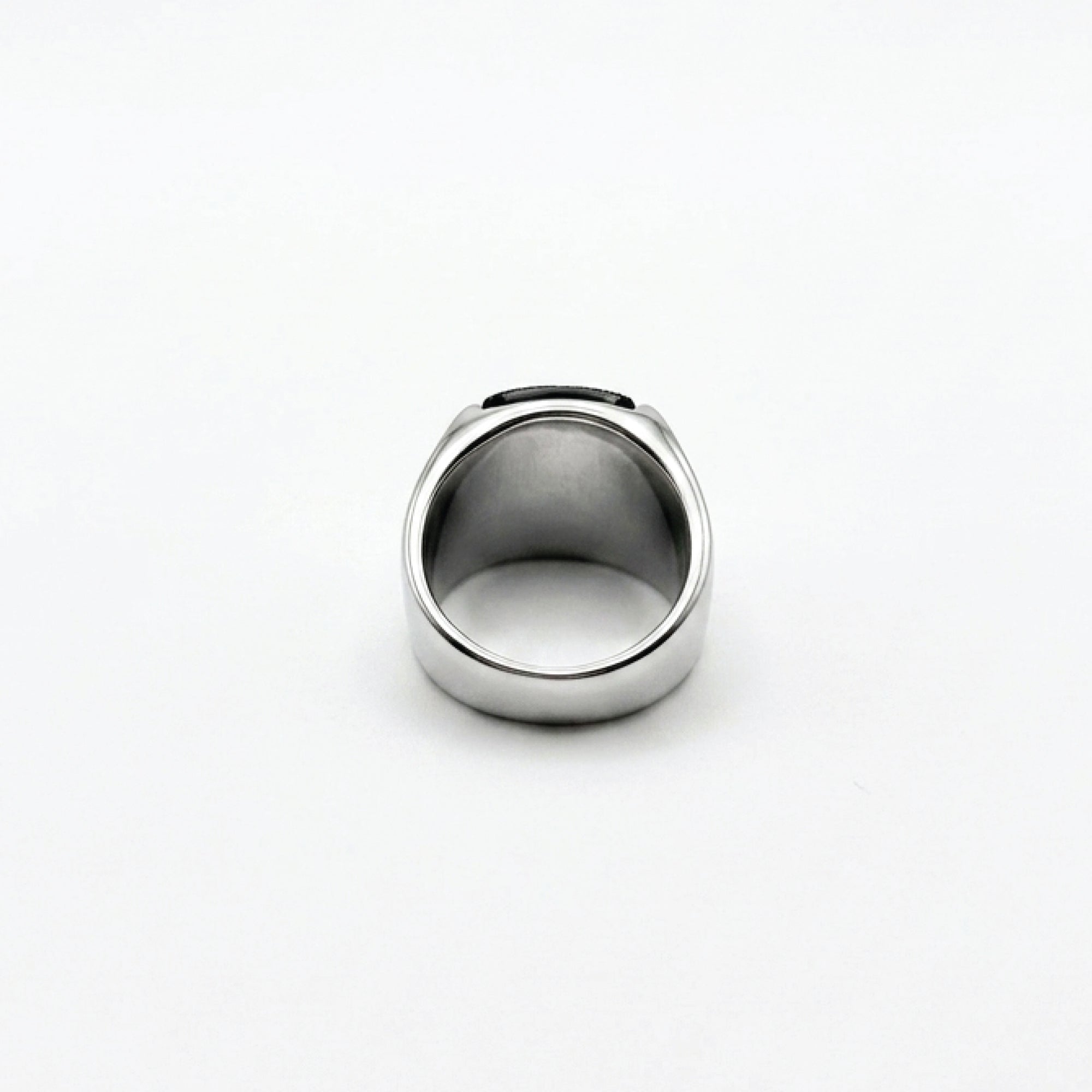 Onyx Square Sterling Ring