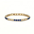 Tennis braclet blue crystal 3mm