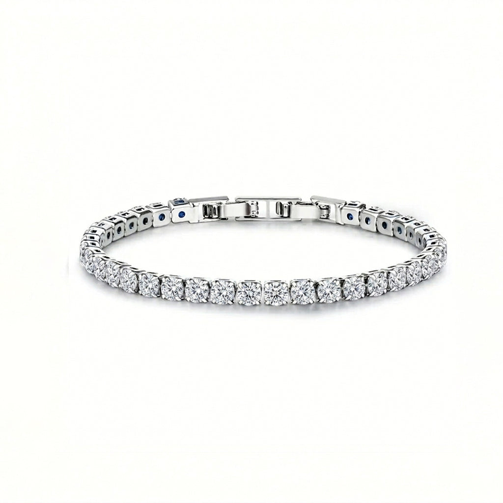 Tennis braclet white crystal 3mm