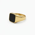 Carnelian Gemstone Signet Ring