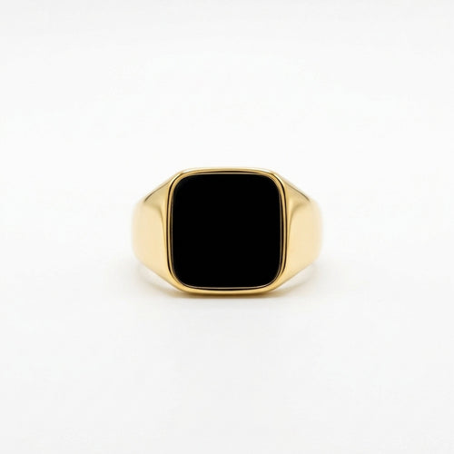 Carnelian Gemstone Signet Ring