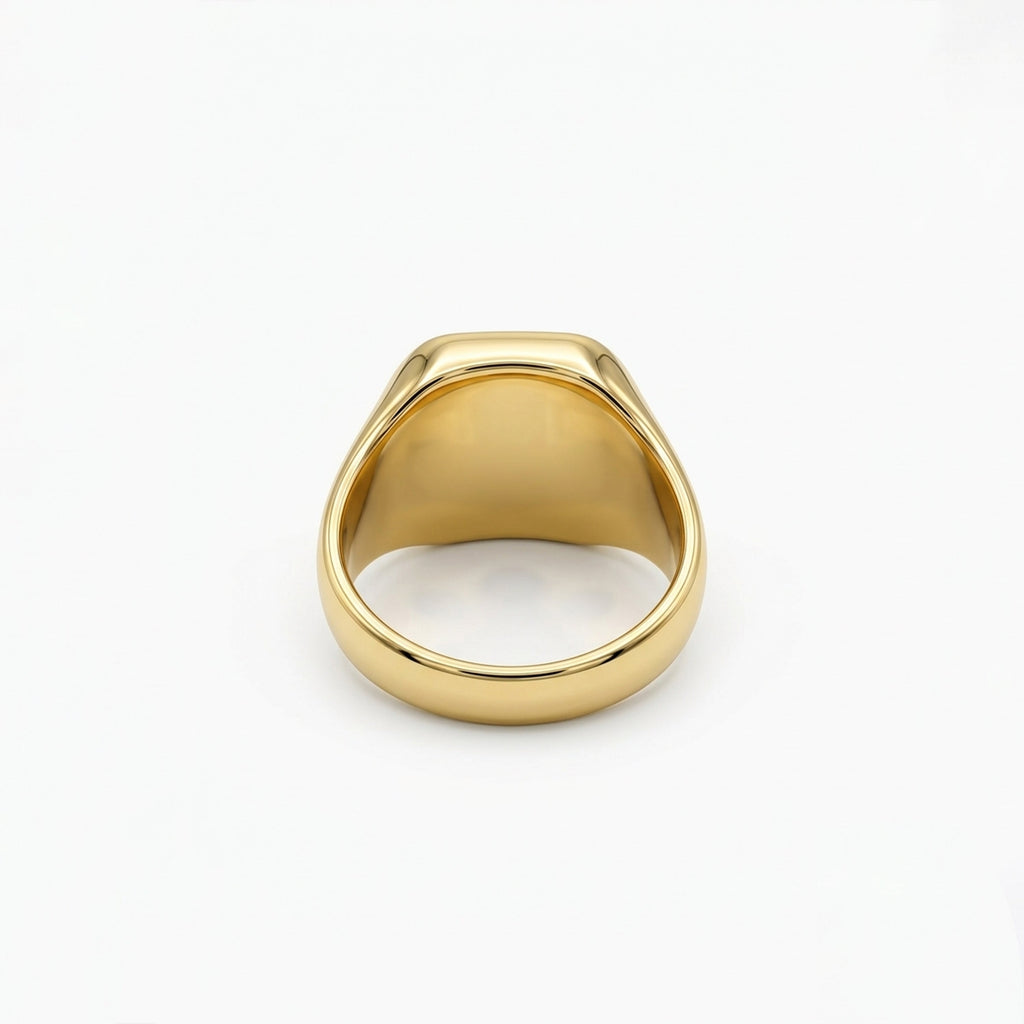 Carnelian Gemstone Signet Ring