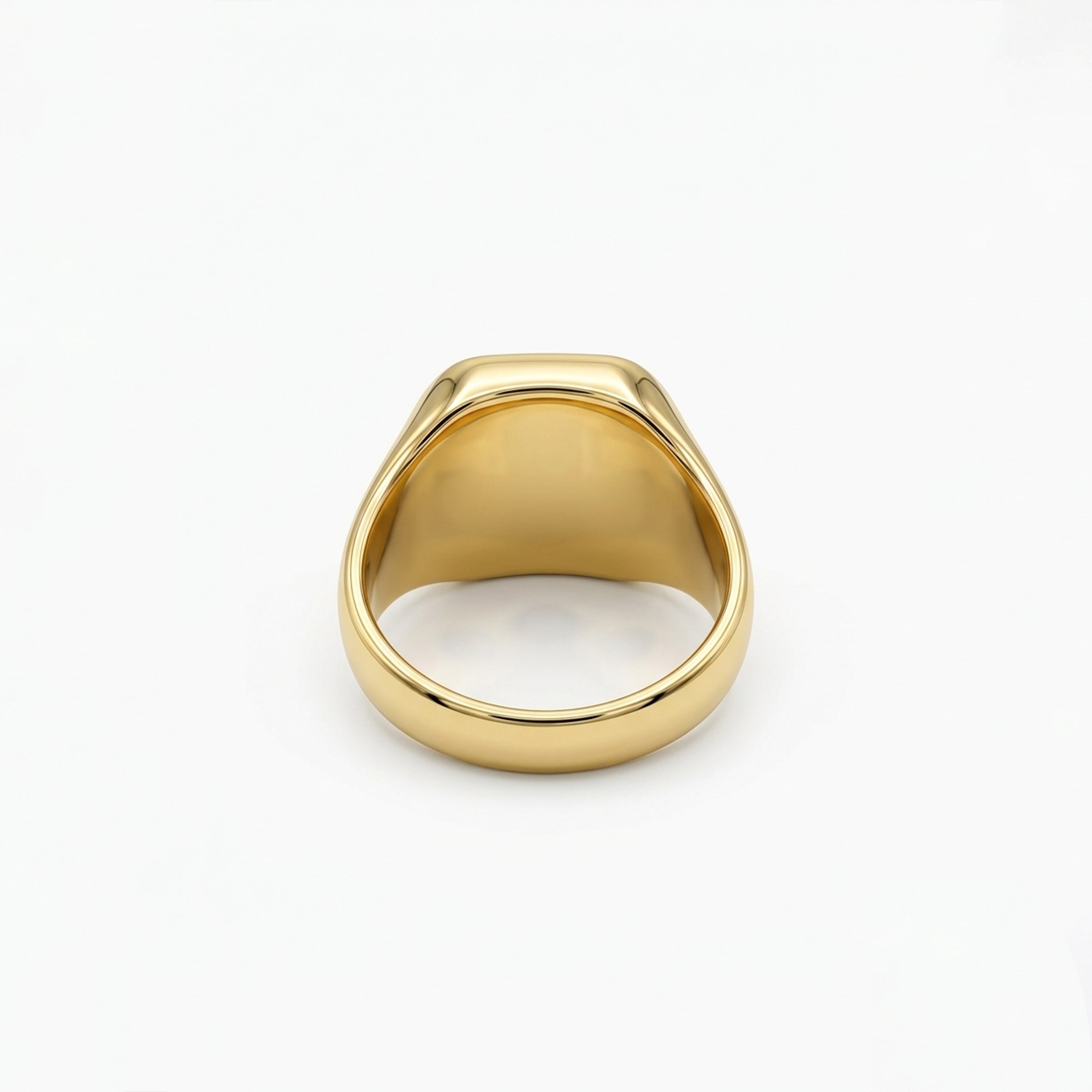 Carnelian Gemstone Signet Ring