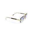 EdgeCraft Dual-Bridge Rimless Sunglasses