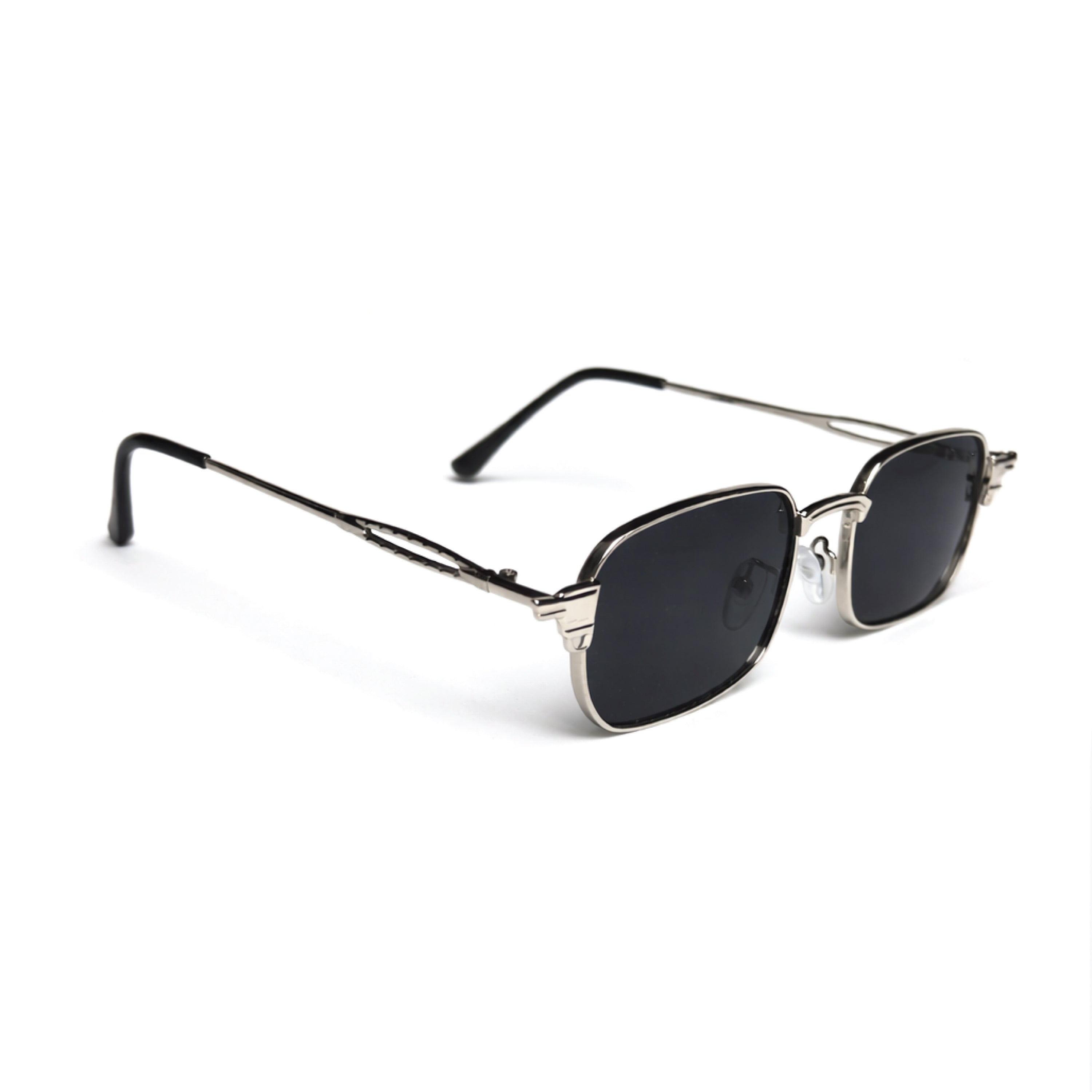 Men's Square Retro Denim Style Fashion Sunglasses