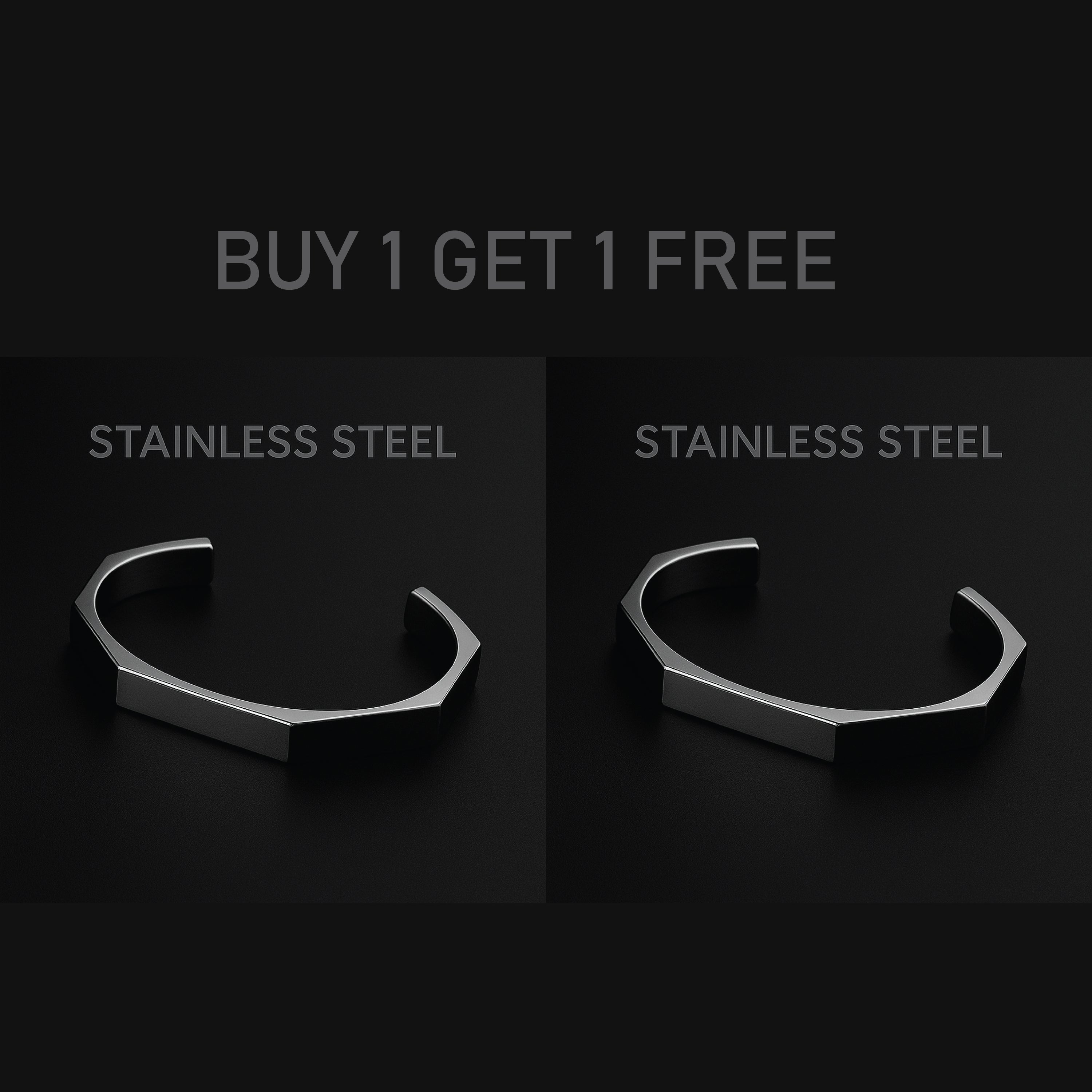 Titan Hex™ Stainless Steel Bracelet – Bold & Modern Design