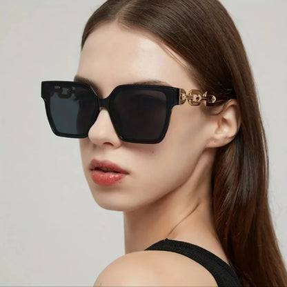 Large Square Fashion Fashion Glasses for Women Men Casual Candy Color