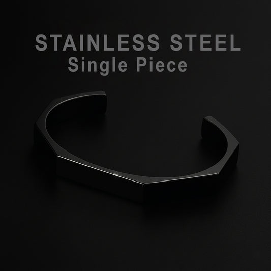 Titan Hex™ Stainless Steel Bracelet – Bold & Modern Design