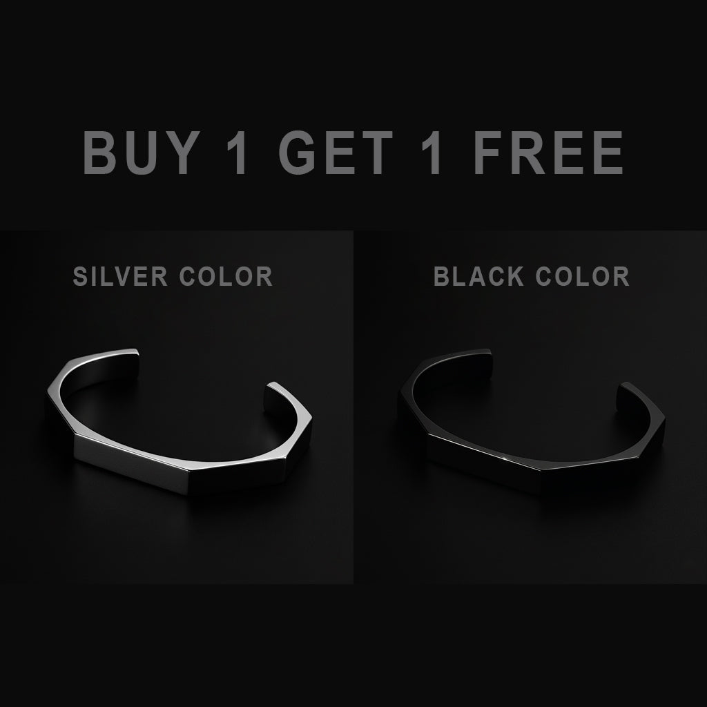 Titan Hex™ Stainless Steel Bracelet – Bold & Modern Design