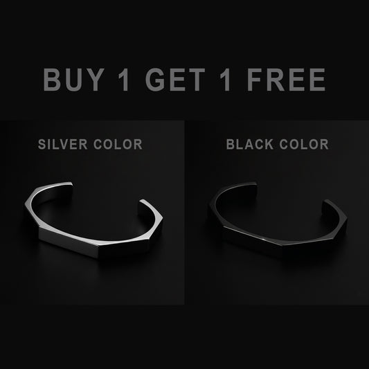 Titan Hex™ Stainless Steel Bracelet – Bold & Modern Design